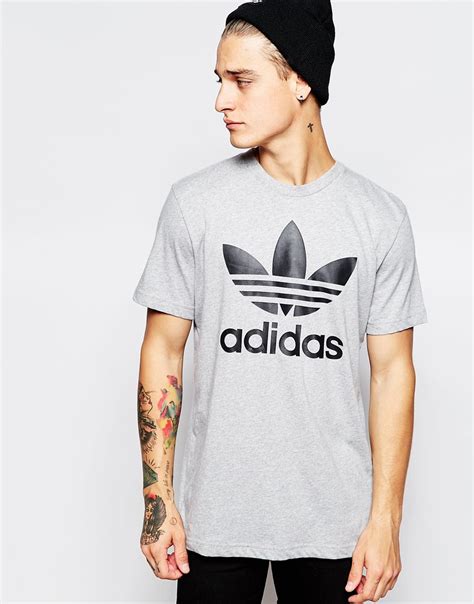 gray adidas shirt